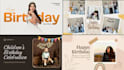 create  creative birthday post and reel