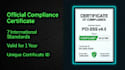audit your code and issue an official compliance certificate