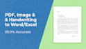 do fast medical data entry and PDF to excel conversion