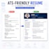 write a professional ats optimized resume using ai tools