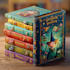create a colorful cartoon book cover design