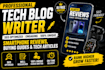 write gaming and smartphone blog articles