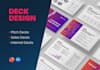 design a clean professional presentation deck