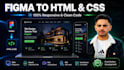 convert figma to HTML CSS with a fully responsive layout