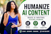 humanize ai content manually and fact check