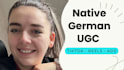 create professional authentic ugc videos in german, deutsch