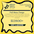 design a full menu