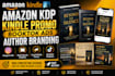 design amazon KDP and kindle book promo graphics