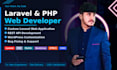 develop a laravel PHP web application with mysql