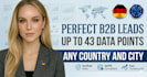 fresh and active b2b leads german and english