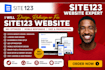 do site123 website design, redesign or fix site 123 website, SEO optimization