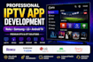 create premium iptv apps for roku, samsung tizen and lg