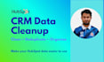 audit, clean, and deduplicate your hubspot CRM data