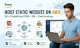 host your static website on AWS s3 with cloudfront CDN
