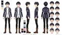draw anime character design sheet