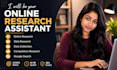 be your online research assistant