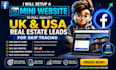 setup a mini website to pull quality uk bmv leads