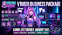 do vtuber nsfw, vtuber asset, brand package, vtuber logo, vtuber rigging