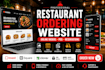 build restaurant website, web app with online ordering and pos integration