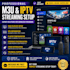 add your m3u playlists and epg for any streaming device