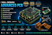 design hdi technology pcb controller impedance raspberry pi, microwave, flexible