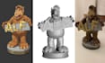convert 2d image drawing concept art to high quality 3d model stl file print