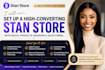 create your stan store with digital products and custom branding
