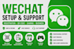 help wechat qr code scan,account, business,gaming setup