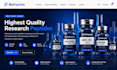 peptide website design, peptide website redesign or research peptide store
