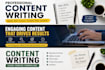 write SEO blog posts, articles and website content