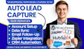 integrate wordpress wpforms zoho form hubspot crm salesforce zapier automation
