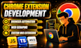 create develop build a custom google chrome extension for automation