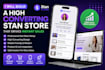 design a sales focused stan store that converts visitors into buyers
