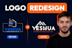 redesign, modernize and upgrade your logo