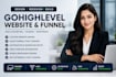 setup build go high level website design gohighlevel  funnel clone mig
