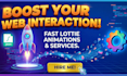 create lottie animation and website animation