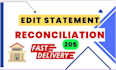 reconcile bank statement PDF to editable format