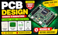 pcb design for iot esp32 drone idea ready for manufacturing reliable