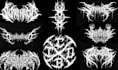 draw a death metal logo for your brand