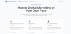 build a professional digital marketing learning app
