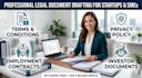draft terms and conditions, privacy policy, employment contracts