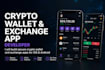 develop ai powered crypto wallet app, fintech app, exchange and payment app