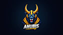 do awesome anubis head esport mascot logo