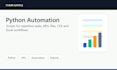 automate repetitive tasks with python scripts