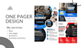 design and develop a modern one page website