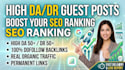provide high da DR guest posts