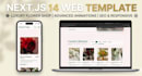 provide a premium nextjs luxury e commerce template with advanced phy