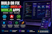build or fix react, angular, or nodejs app