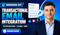 integrate sendgrid transactional email api to claude code lovable bolt saas app
