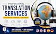provide accurate manual translation services